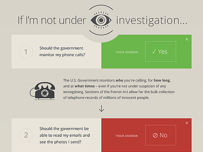 Mozilla surveillance campaign survey ui web design