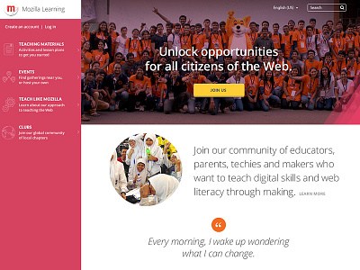 Mozilla Learning Networks learning mozilla teaching ui web design