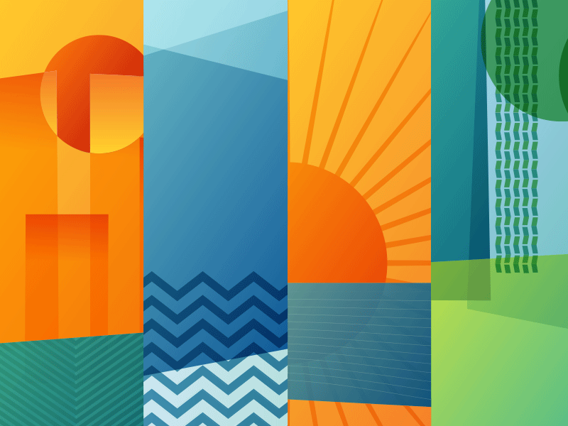 Scenes illustration vector