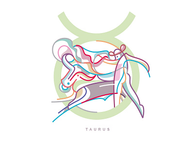 Taurus - Zodiac astrology horoscop icon ole sign taurus zodiac