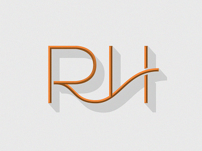 WIP Personal Logo advertising custom design illustrator initials lettering logo photoshop playing typography vector wip