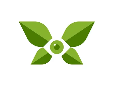 Butterfleye butterfly eye eyeball gestalt illustration leaf surveillance