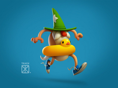 Run-run art character illustration tkach