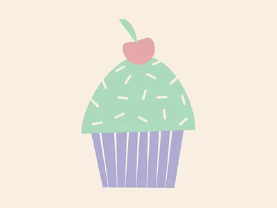 Cupcake baking cupcake illustration illustrator