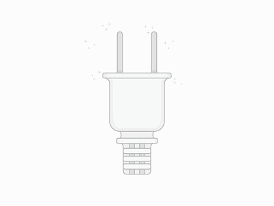 Pull The Plug chord electric electricity energy icon illustration light outlet plug