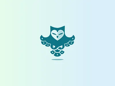 Empowered Owl bird calm education kids logo meditation nature owl yoga zen