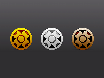 Reward Medallions design graphic design ios app mobile visual design