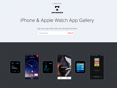 Appmonstr app apple watch gallery inspiration ios iphone mobile