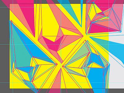 Shitty CMYK adobe cmyk color design illustrator in progress pattern