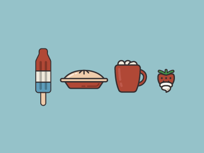 Mmm mmm... design dessert food graphic design illustrator skillshare snacks tasty vector wip