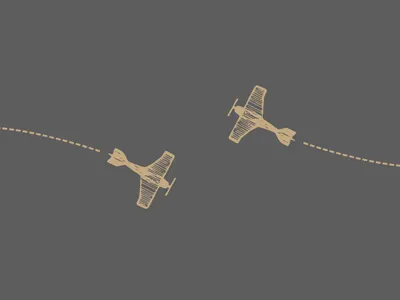 Airplane Vintage Line Art Illustration art brand elements brand strategy branding design illustration line retro startup vintage