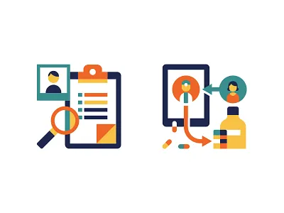 Medical Insurance doctor icon iconography insurance ipad medical patient vector