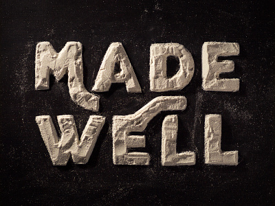 Made Well church handmade type healing made river valley series sermon typography well