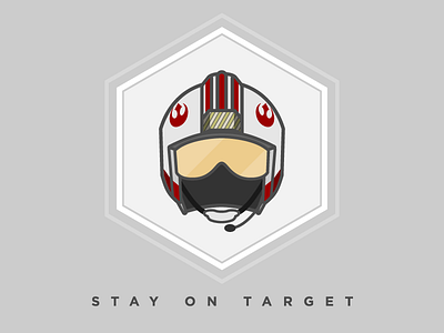 Stay On Target han solo jedi luke rebel skywalker star wars