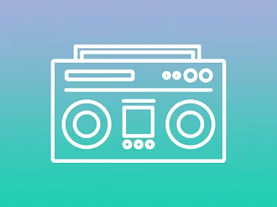 Booooom gradient illustration