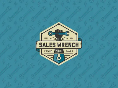 Sales Wrench branding design identity sales software