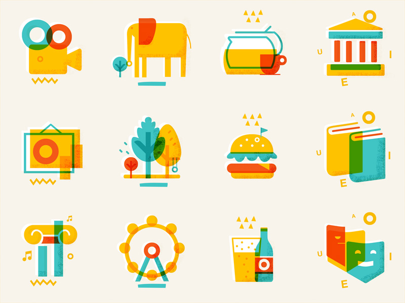 Hoop Categories categories drawings elephant handmade hoop illustrations yellow