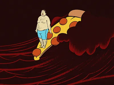 SurfCola cocacola coke cola fat pizza surf