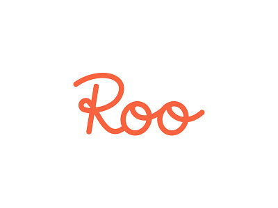 Roo Lettering custom flow fun lettering lined roo script