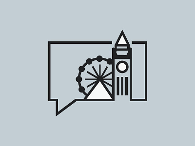 London Icon city icon illustration london outline vector