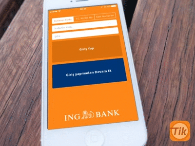 ING BANK - Numeration APP animation app bank counter interaction mobile number ui ux