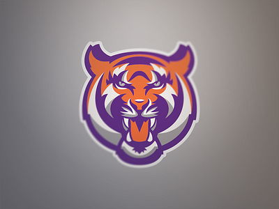 Tiger Roaring branding clemson identity sports branding sports identity sports logo tiger