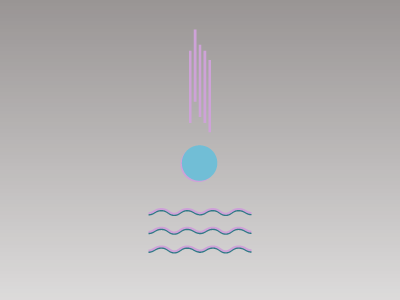 Composition Number 26 art box circle composition gradient practice study