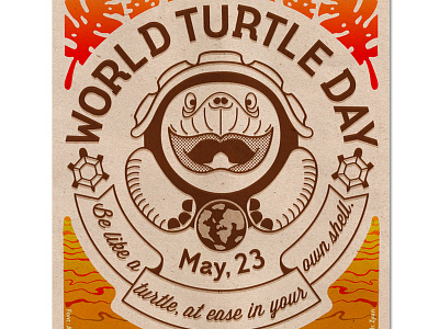 World Turtle Day animal extensis turtle type typography