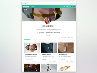Foundry Portfolio portfolio profile ui website