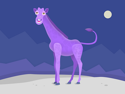 Giraffe chatacter giraffe illustration