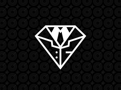 Suit & Tie design dj illustration pattern