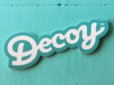 Decoy Logotype font foundry logo type design