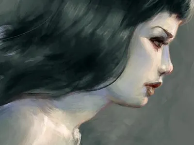 Portrait Study digital painting illustration painterly photoshop portrait study