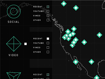 Map icons line map plan process ui usa ux wireframe