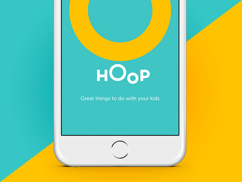 Hoop Launch Screen app kids launch mobile screen