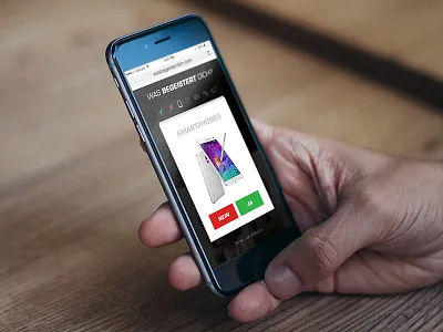 Preselection Concept concept mobile preselection swipe website yes no