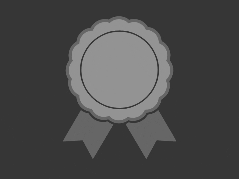 Awards Ribbon achievement active animation app awards cup medal motion trophy workout