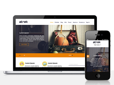 Atrek flat liferay responsive theme