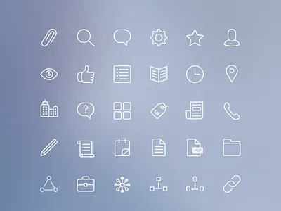 Icon Set design icons ui web