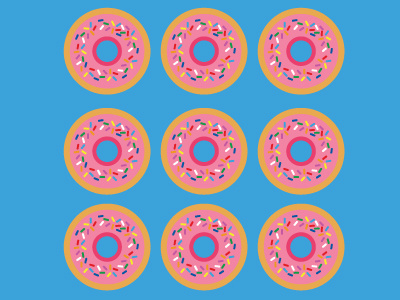 Happy Donut Day! breakfast donut donuts flat flat design food graphic icon illustration vector