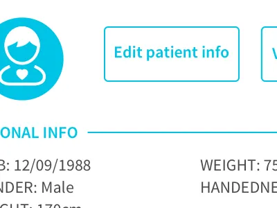 Edit Patient Info edit icon patient
