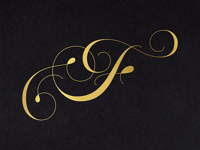 Forever In Love black foil gold lettering metallic script vector