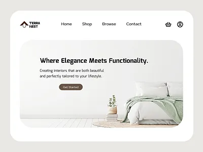 TerraNest Site UI design designer graphic graphic design ui user interface ux
