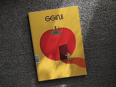 Illustration for Vegan Magazine ‘Ggini’ book cover book cover design drawing editorial design graphic design hand drawing illustration magazine magazine design photoshop