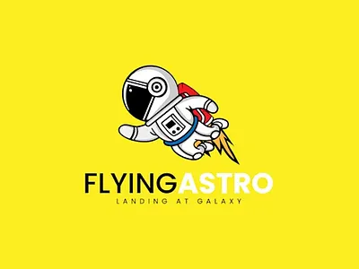 Flying Astro Logo branding design graphic design logo vector