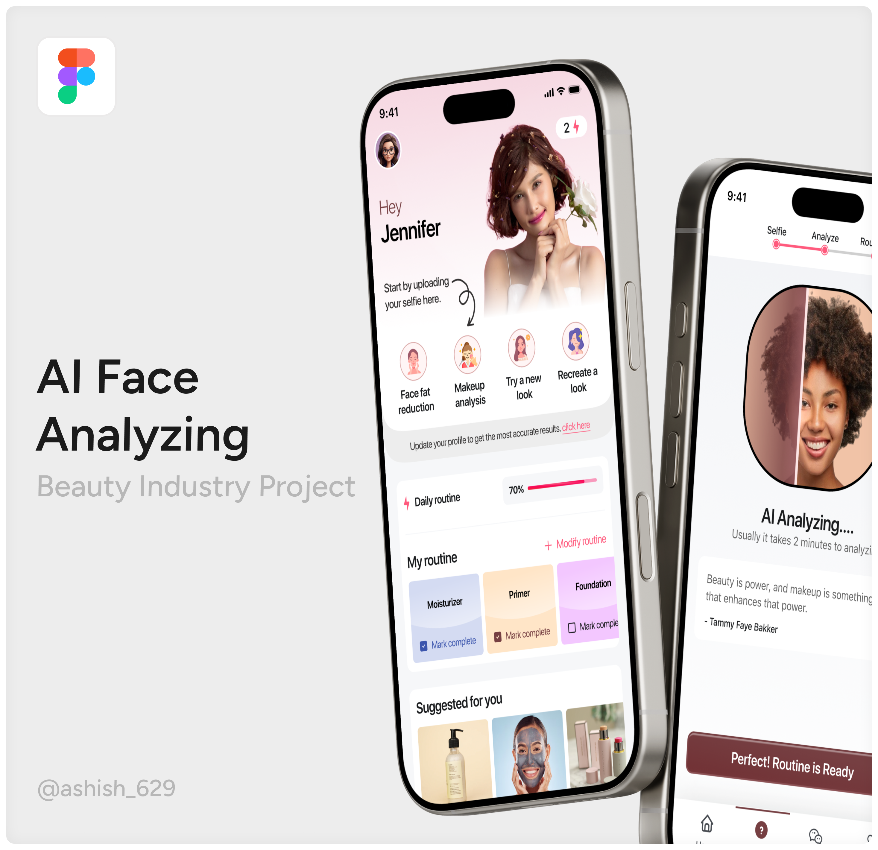 Personalized Beauty Companion aidesign beauty beautyapp makeup mobileapp uxdesign