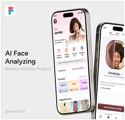 Personalized Beauty Companion aidesign beauty beautyapp makeup mobileapp uxdesign