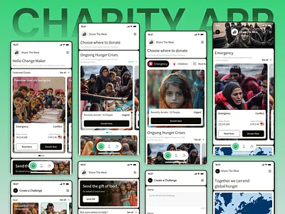 Charity Mobile App app design charity charity fund charity mobile app crowdfunding donation donation app donation planner fundraise fundraising app ios app mobile app mobile app design non profit non profit app organization organization app shasanko das ui ux volunteer app