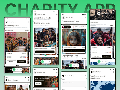 Charity Mobile App app design charity charity fund charity mobile app crowdfunding donation donation app donation planner fundraise fundraising app ios app mobile app mobile app design non profit non profit app organization organization app shasanko das ui ux volunteer app