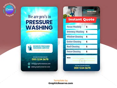 Pressure Washing Instant Quote Bsiness Card Design Template business card canva template business card design template business cards pressure washing canva business card templates cleaning business card instant quote business card power cleaning business card power washing business cards pressure cleaning business cards pressure wash business cards pressure washer business cards pressure washing business card pressure washing business cards window cleaning business cards